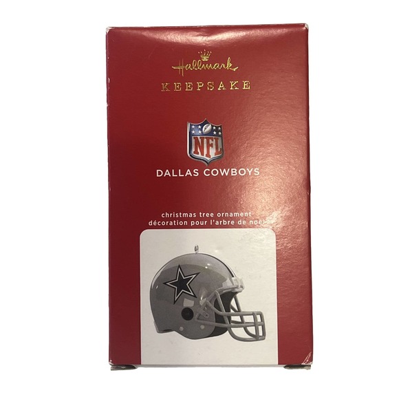 Hallmark 2022 NFL Dallas Cowboys Helmet Christmas Ornament New With Box - Picture 1 of 5